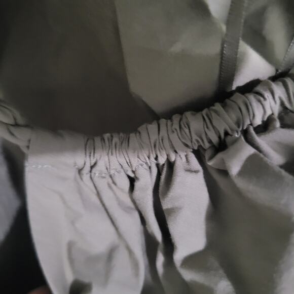 Xirena Maggie Halter Dress Green Olive Maxi Poplin Cotton Sundress Pockets XS - Picture 12 of 16